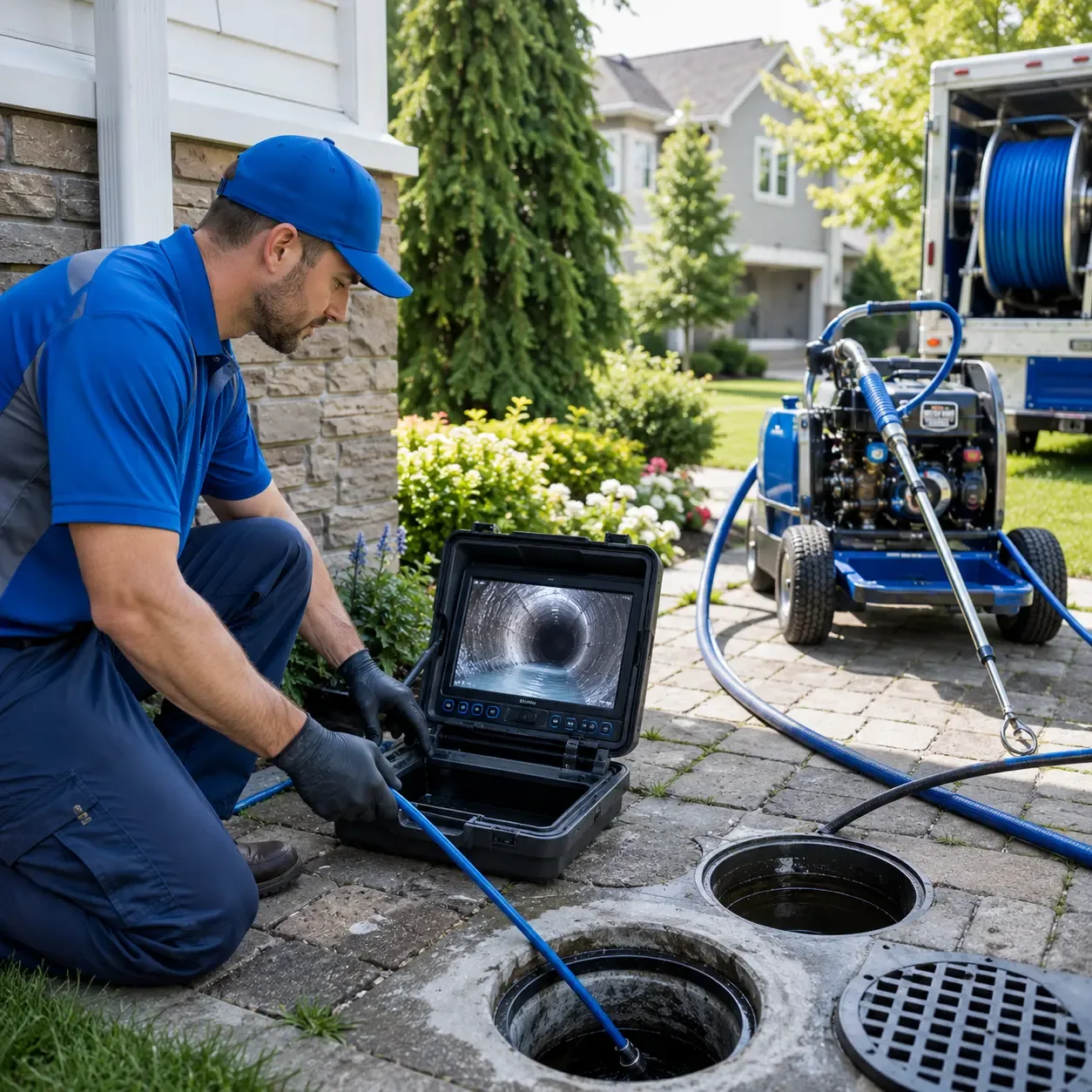 Outdoor drain cleaning professionals serving Greene, RI