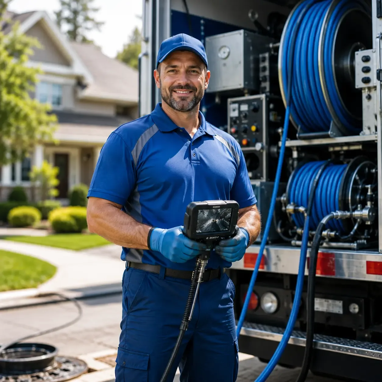 Local outdoor drain cleaning specialists in Greene, RI